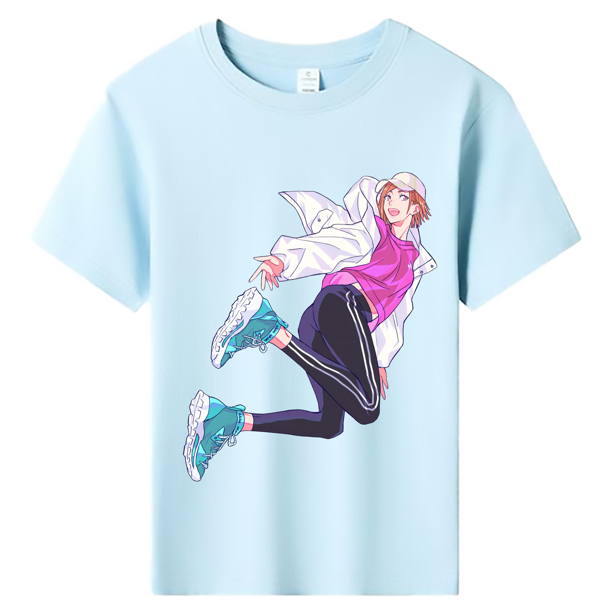 （画像用） 呪術廻戦 Jujutsu Kaisen 綿100％キッズTシャツ（フロントプリント）